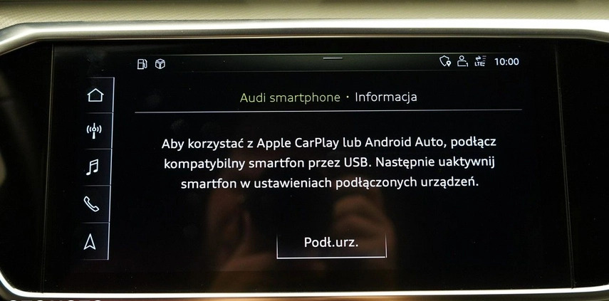 Audi A6 cena 209850 przebieg: 55907, rok produkcji 2019 z Biecz małe 742